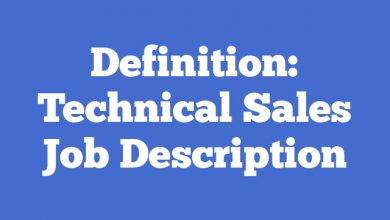 Definition: Technical Sales
 Job Description